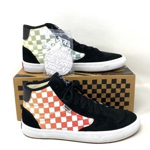 💖MEGA SALE💖VANS The Lizzie Checkerboard Multi Women Canvas VN0A4BX1BML